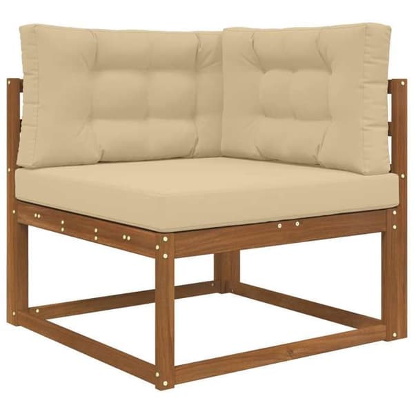 Maison Exclusive - Utomhus soffkudde Polyester Beige 80 x 80 cm
