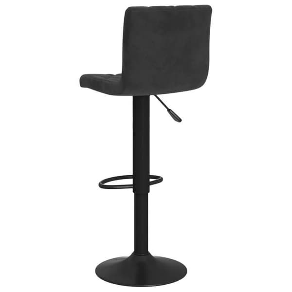Maison Exclusive - Barstolar set om 2 Svart Sammet