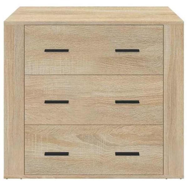 Maison Exclusive - Buffé Ek sonoma 80x33x70 cm Ingenjörsträ