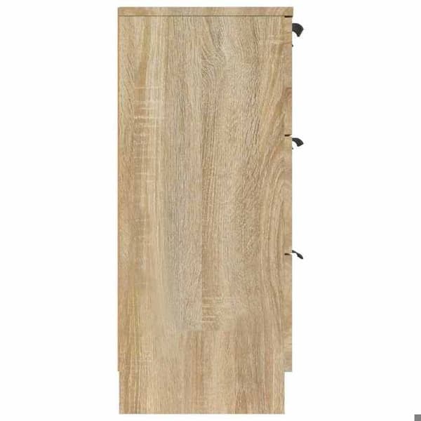 Maison Exclusive - Buffé Ek sonoma 60x30x70 cm Ingenjörsträ