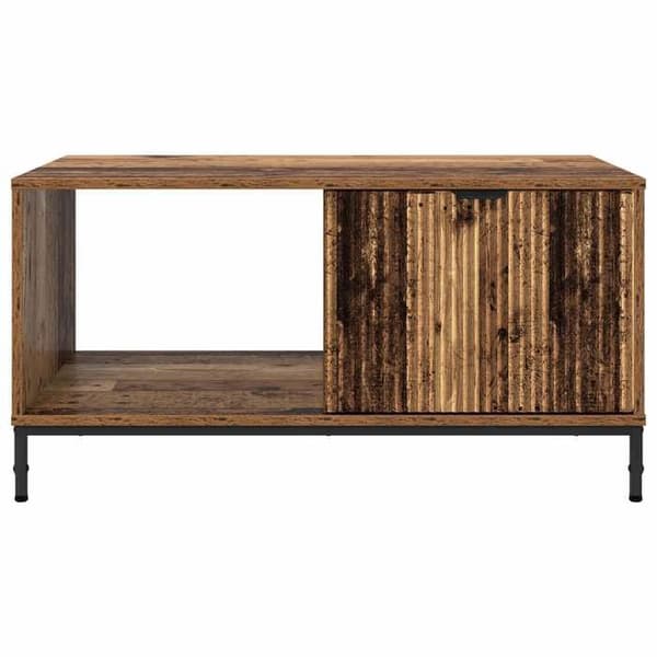Soffbord - EXKLUSIV HEM - 90 x 49 x 46 cm - Ingenjörsträ - Rektangulär - Modern brun