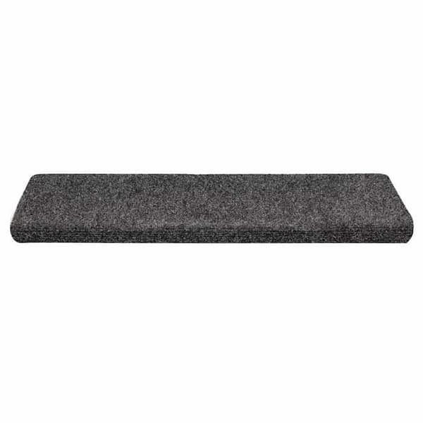 Maison Exclusive - Selvklæbende trappetæpper, 30 stk., 65 x 21 x 4 cm, Mørkegrå, rektangulær kant