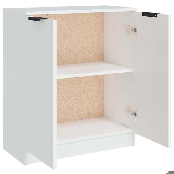 Maison Exclusive - Buffé Vit 60x30x70 cm Ingenjörsträ
