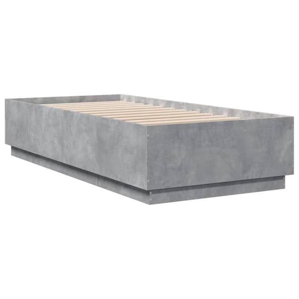 Maison Exclusive - Sengebund uden madras grå beton 90x200 cm