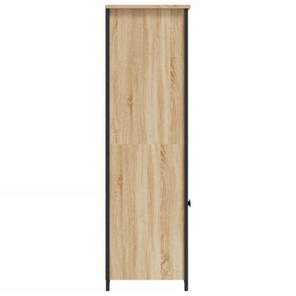 Maison Exclusive - Buffé hög ek sonoma 62x36x121,5 cm ingenjörsträ