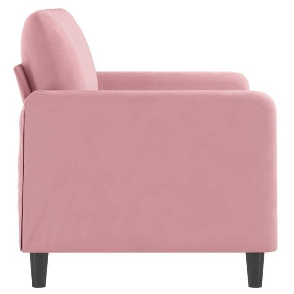 Maison Exclusive - Soffa 2-sits Rosa 120 cm Sammet Ros