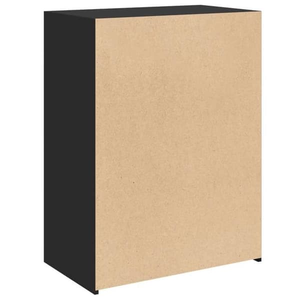 Maison Exclusive - Buffé svart 70x41x93 cm ingenjörsträ