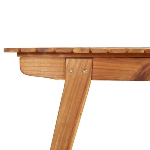 Maison Exclusive - Trädgårdsbord 150x90x75 cm i solid akaciaträ