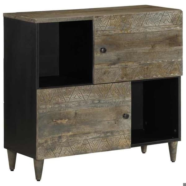 Maison Exclusive - Buffet 80x33x75 cm massiivipuusta mangopuu