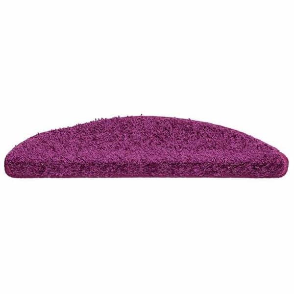 Maison Exclusive - Trappe tæppe 15 stykker 56 x 17 x 3 cm Lilla Halvmåne Violett