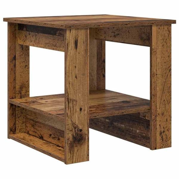 Bord - EKSKLUSIV HUS - Gammel træ - Ingeniørtræ - Rektangulær 51x50x50 cm - Brun