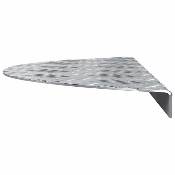 Maison Exclusive - Trappe 10 stk 60 x 18 x 2,5 cm Sølv Aluminium Silver