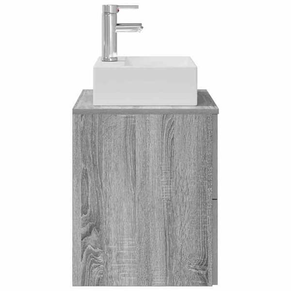 Exklusiv möbel - Väggmonterad handfat Vanity Sonoma grå 49,5 x 41 x 62,5 cm Sonoma grå