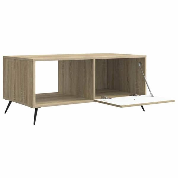 Maison Exclusive - Sofabord Egetræ Sonoma 90 x 50 x 40 cm Ingeniørtræ