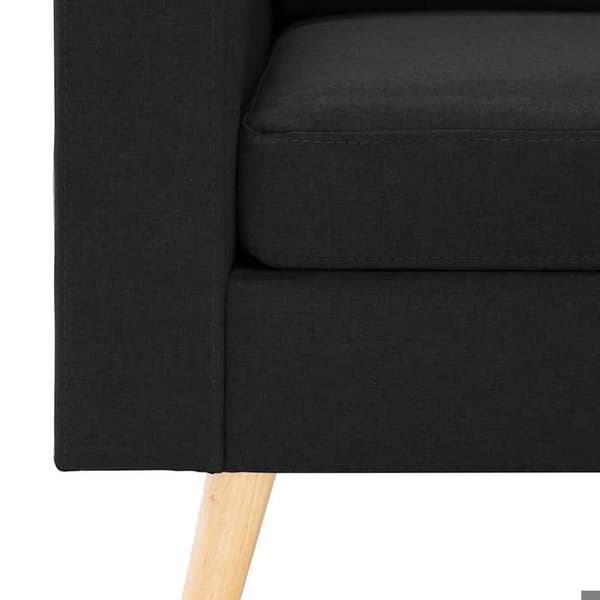 Maison Exclusive - Sort Stof Stol Svart