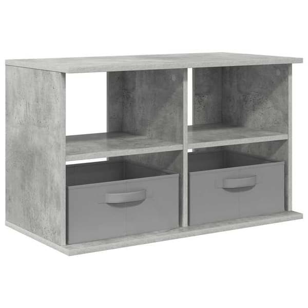 Maison Exclusive - Televisioteline laatikolla Harmaa betoni 79 x 40 x 48 cm