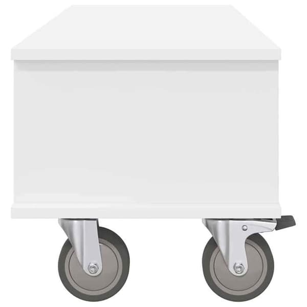 Maison Exclusive - TV-møbel 100 x 35 x 35 cm Hvid Ingeniørtræ Vit