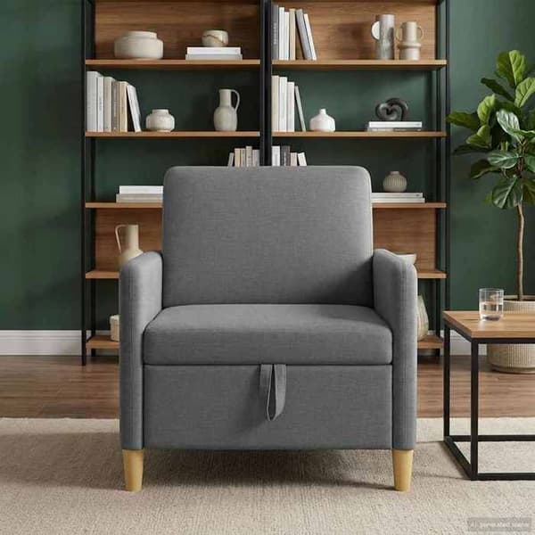 Maison Exclusive - Soffa med förvaring Mörkgrå 72 x 78 x 87 cm Polyester