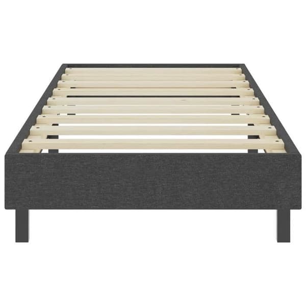 Maison Exclusive - 100x200 cm harmaa kangas sängyn lattiapohja ilman patjaa Grå