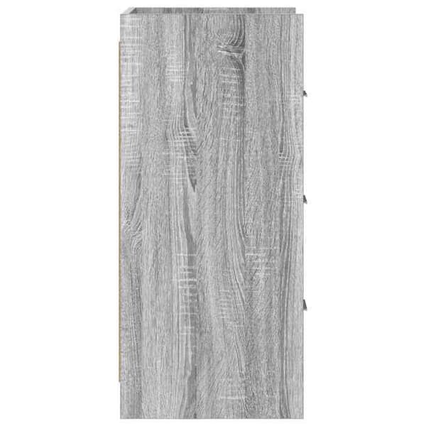 Buffé - EXKLUSIVT HUS - Sonoma - Ingenjörsträ - Grå - 40 x 36 x 80 cm Grå