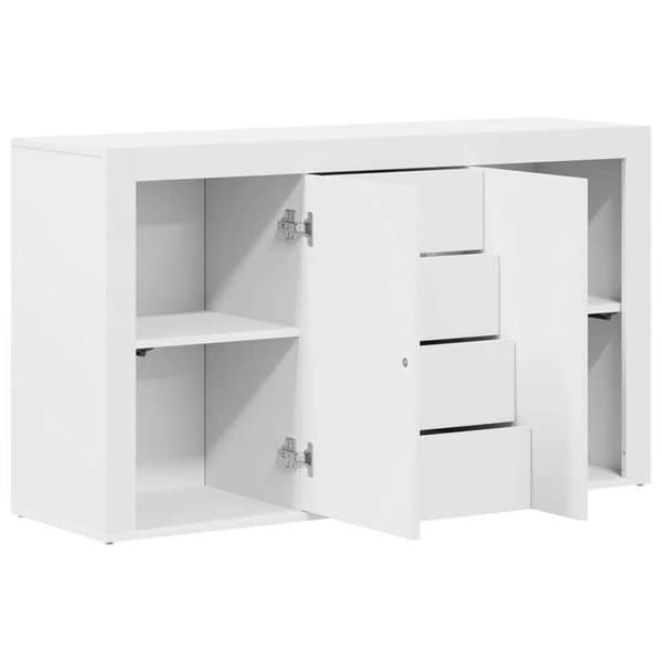 Maison Exclusive - Buffé Vit 120 x 36 x 69 cm Ingenjörsträ Vit