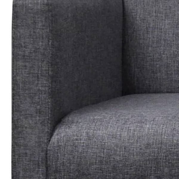 Maison Exclusive - Pankki pehmustetulla tummanharmaalla kumitikkukankaalla mörkgrå