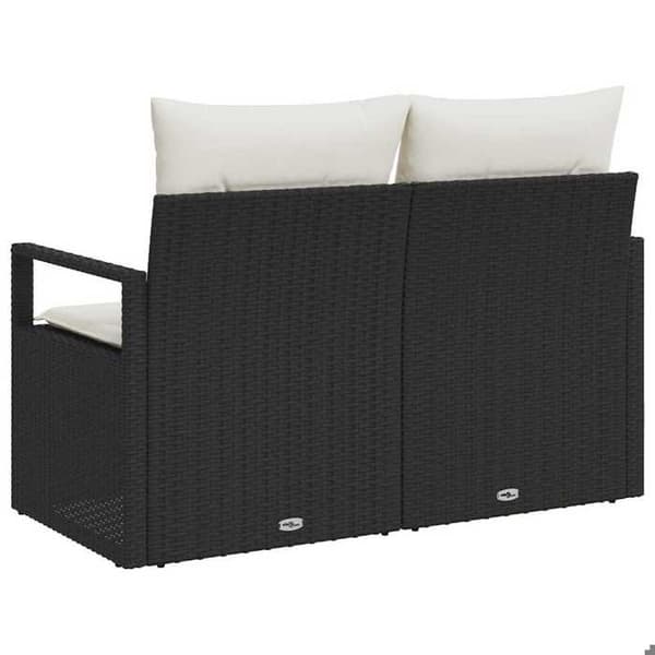 Trädgårdsoffan - EXKLUSIV HEM - 120 x 62 x 69 cm - Flätad polyrotin - Stålram - Modulär