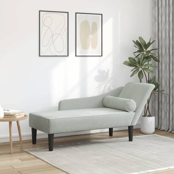 Maison Exclusive - Sengekøje med lysegrå velourpuder
