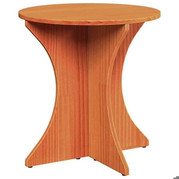 Maison Exclusive - Soffbord 3 st Brun vax 46 x 46 x 47 cm Brun lack