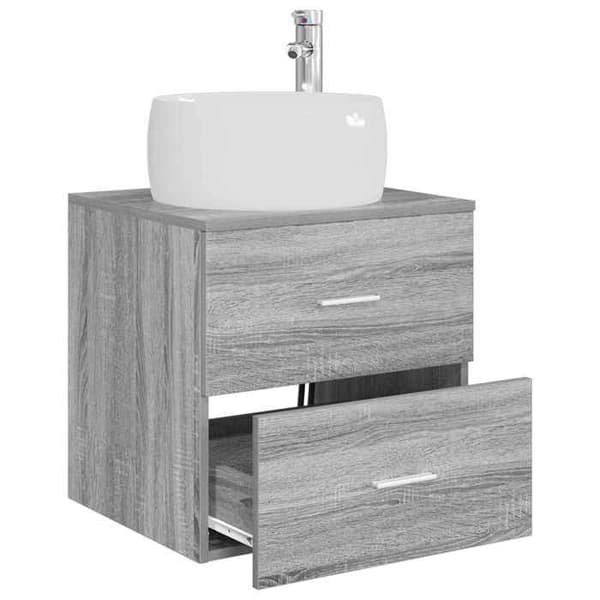 Maison Exclusive - Sonoma harmaa seinäpeili 49,5 x 44,5 x 66 cm
