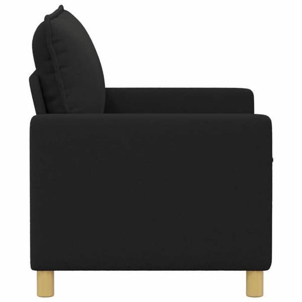 Maison Exclusive - Sort Sofa 126 x 81 x 87,5 cm Stof