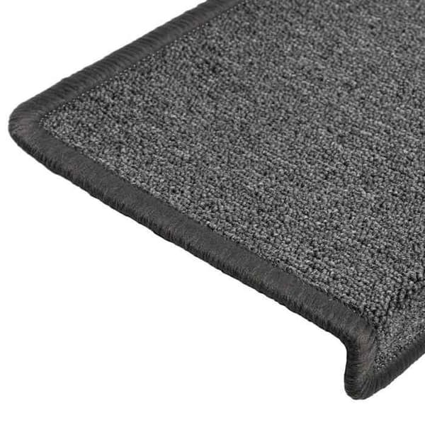 Maison Exclusive - Trappmatta 30 stycken 65 x 21 x 4 cm Mörkgrå Rektangulär kant