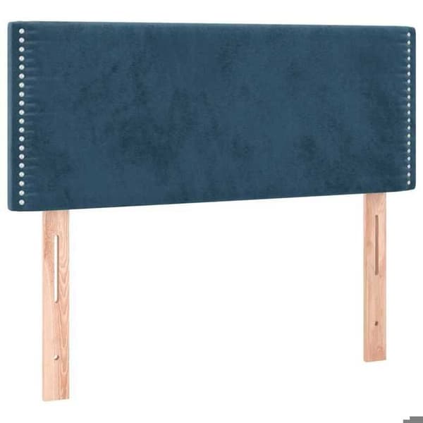 Maison Exclusive - Mörkblå sänggavel 100x5x78/88 cm Sammet