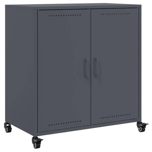 Maison Exclusive - Buffet antracit 68x39x72 cm stål