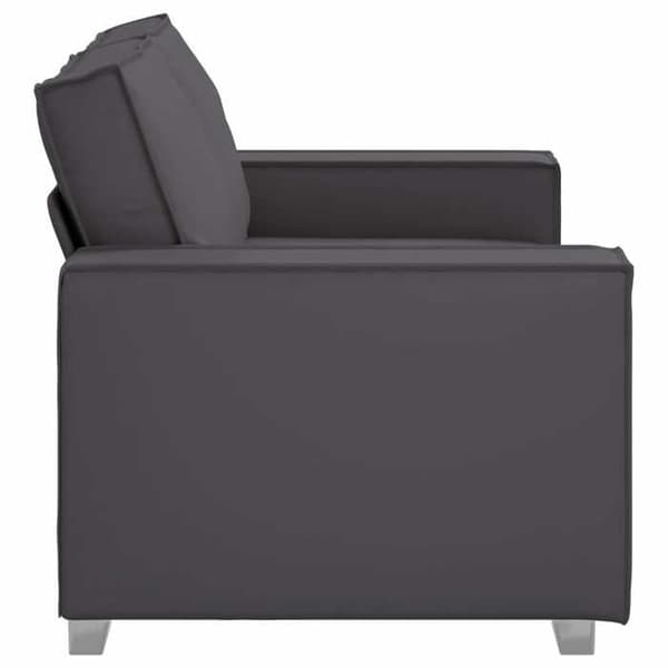 Soffa 2 platser - EXKLUSIV HEM - 160 cm - Grå - Syntetläder - Nutida Grå