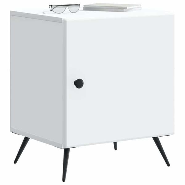 Maison Exclusive - Sängbord 2 st Vit 43 x 34,5 x 50 cm