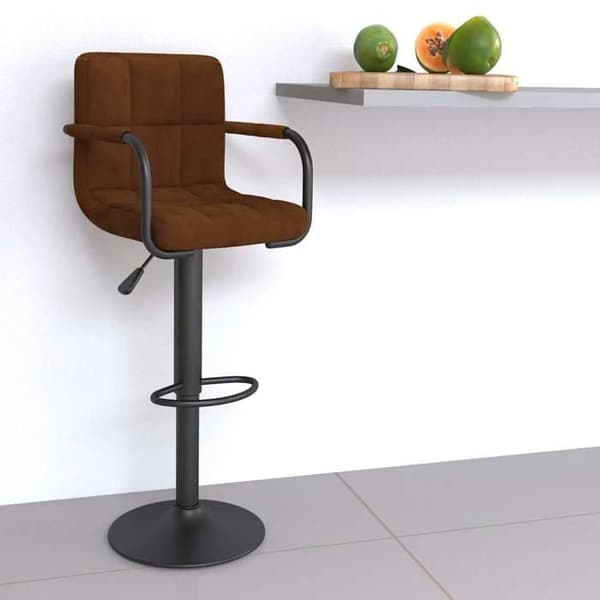 Maison Exclusive - Barstol i Brun Sammet