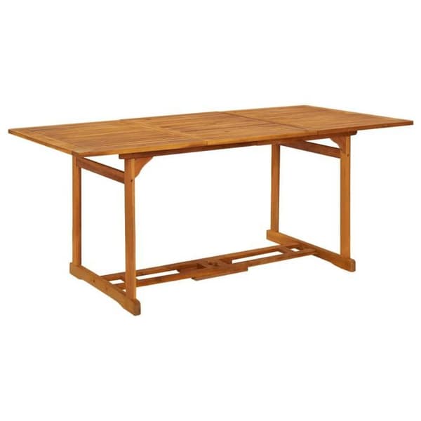 Maison Exclusive - Trädgårds matbord 180x90x75 cm i solid akaciaträ