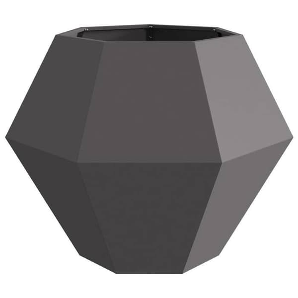 Maison Exclusive - Jardinière 2 stk Sort 100 x 100 x 80 cm Stål Svart
