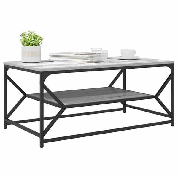 Bord - EKSKLUSIV HUS - 90x50x40 cm - Grå Sonoma - Rektangulær - Mat Gris Sonoma
