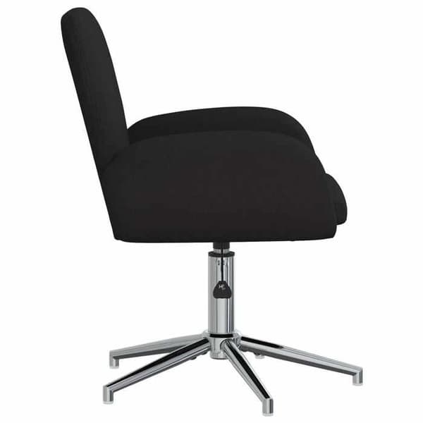 Maison Exclusive - Drejeborde 4 stk 54 x 58 x 90 cm Sort Stof Svart