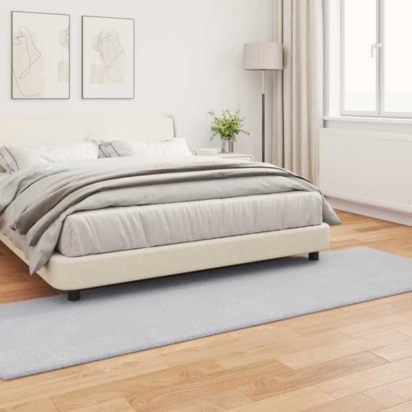 Matto - MAISON EXCLUSIVE - OLITE - Tekokarva polyesteri - Liukumaton - 80 x 250 cm Grå