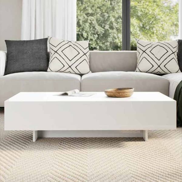 Maison Exclusive - Hvid blank sofabord Matt vit