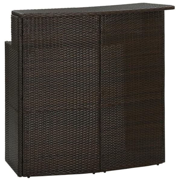 Maison Exclusive - Havebar sæt med puder 4 stk Brun brun
