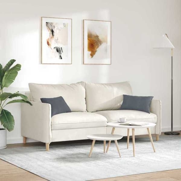 Soffkuddar - EXKLUSIVT HEM - Moderna - Mörkgrå - Kordfluwel - 50 x 30 cm (set om 2) Mörkgrå