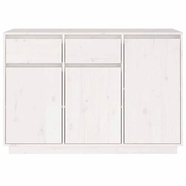 Maison Exclusive - Vit buffé 110x34x75 cm av massivt furu Vit