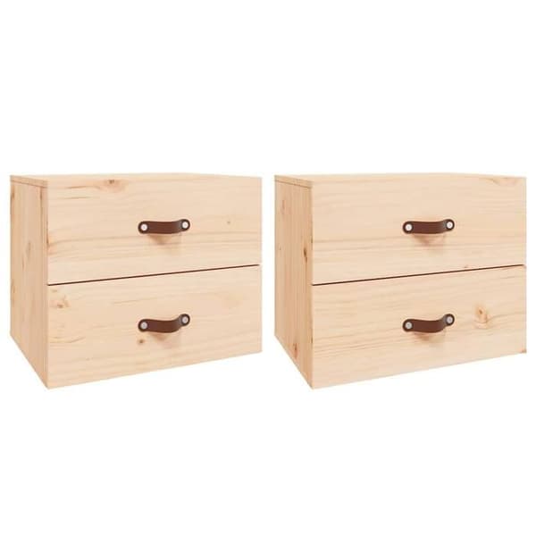 Maison Exclusive - Väggmonterade sängbord 2 st 50x36x40 cm