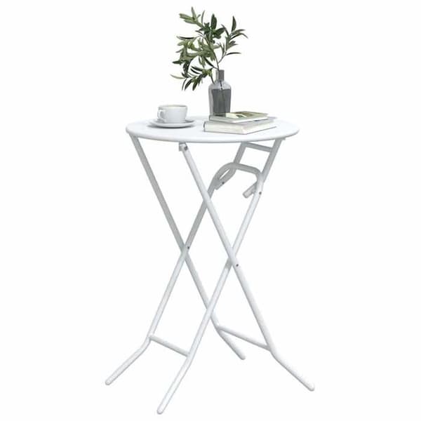 Havemøbel - EKSKLUSIV HUS - Minimalistisk - Hvid - Metal - Sammenklappelig Vit