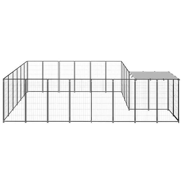 Maison Exclusive - Chenil Noir 12,1 m² Teräs