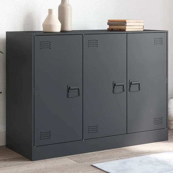 Maison Exclusive - Anthracite buffet 99x39x73 cm teräs